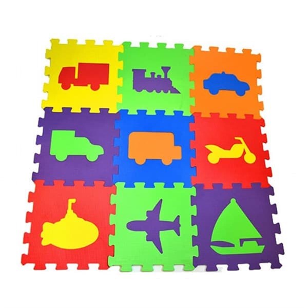 Eva Puzzle 33x33x7 cm Taşıtlar
