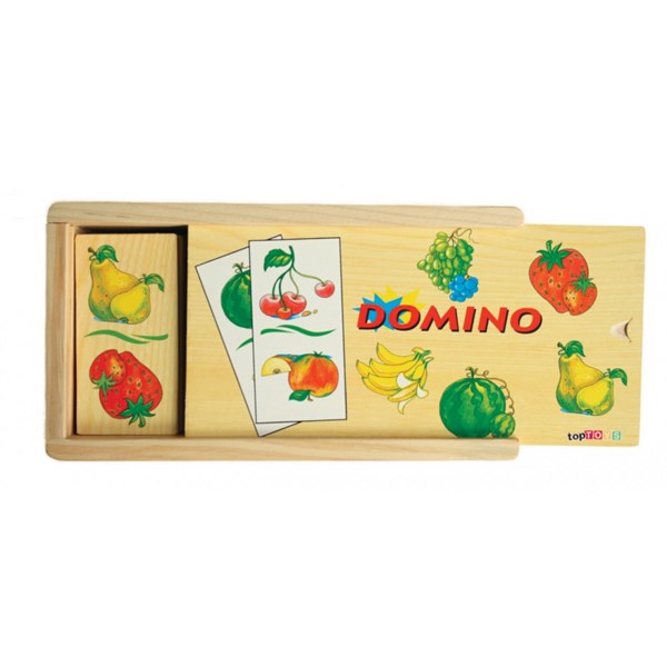Ahşap Meyveler Domino