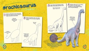 Çizim Teknikleri Korkunç Dinozorlar 7+ Yaş