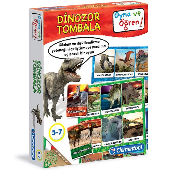 Oyna ve Öğren Dinozor Tombola