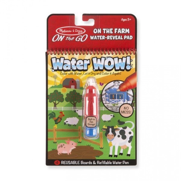 Water Wow! Su ile boyama kitabı - Çiftlik